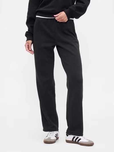 Gap Logo Pull-On Slim Sweatpants-Black Moonless Night#817526 - Image 3