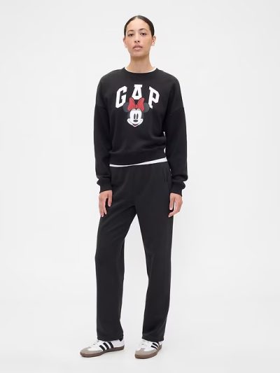 Gap Logo Pull-On Slim Sweatpants-Black Moonless Night#817526 - Image 4