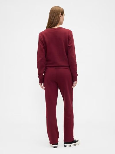 Gap Logo Pull-On Slim Sweatpants-Red Delicious#817526 - Image 4