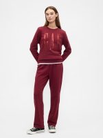 Gap Logo Pull-On Slim Sweatpants-Red Delicious#817526 - Image 5