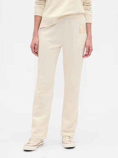 Gap Logo Pull-On Slim Sweatpants-Tan Chino#817526 - Image 3