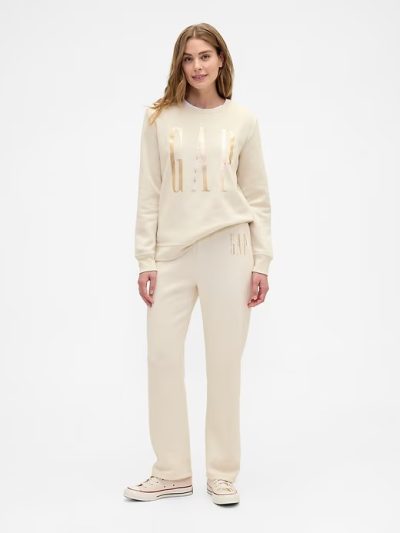 Gap Logo Pull-On Slim Sweatpants-Tan Chino#817526 - Image 5
