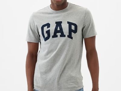 Everyday Soft Gap Logo T-Shirt- Heather Grey
