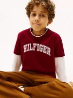 Kids' Hilfiger 1985 T-Shirt - Rouge #XB01634-XJS - Image 4
