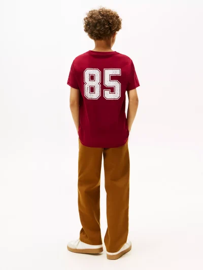 Kids' Hilfiger 1985 T-Shirt - Rouge #XB01634-XJS - Image 3