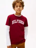 Kids' Hilfiger 1985 T-Shirt - Rouge #XB01634-XJS