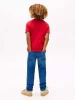 Kids' Varsity Logo T-Shirt-Red - Image 3