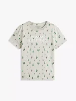 Kids' Tommy Ski Motif Logo T-Shirt-Light Grey Heather - Image 2