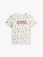 Kids' Tommy Flag Logo T-Shirt-Ivory - Image 2