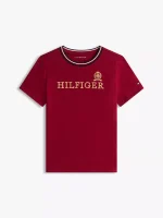 Kids' Hilfiger Crest Logo T-Shirt-Rouge - Image 2