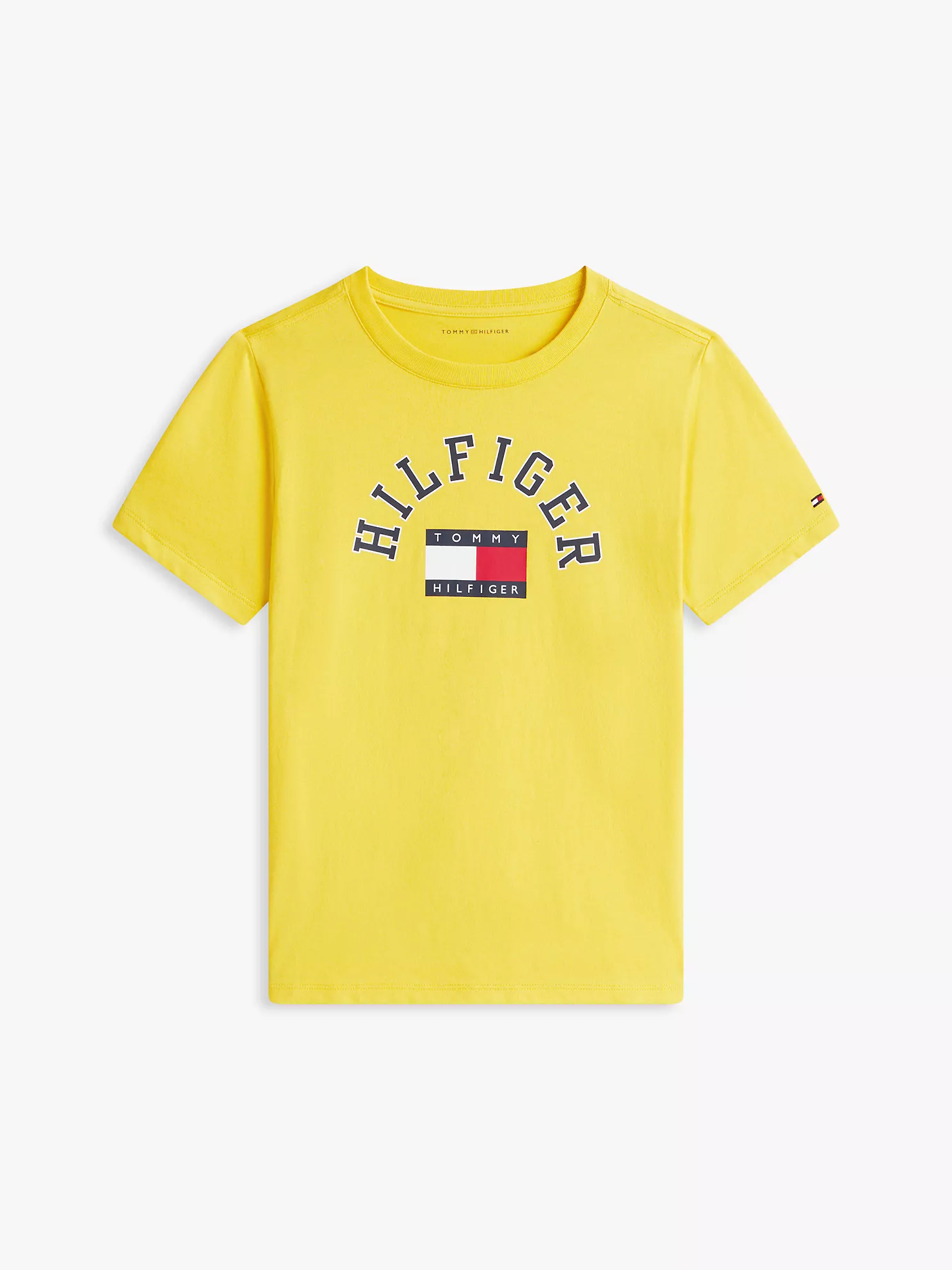 XB01854_ZFS_alternate10 Kids' Arch Hilfiger Flag Logo T-Shirt-Pollen - Image 2