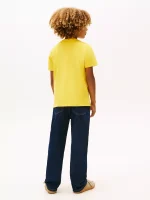 Kids' Arch Hilfiger Flag Logo T-Shirt-Pollen - Image 3