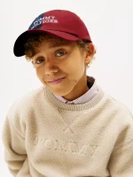 Kids' Colorblocked Baseball Cap-Sky Captain / Rouge - Image 2