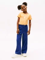 Kids' Circle Logo T-Shirt - Sunny Orange - Image 3