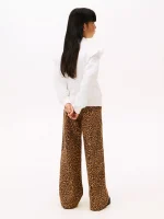 Kids' Sequin Logo Ruffle Sweater - Ecru #XG01540 - Image 4