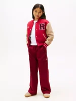 Kids' Wide Leg Stretch Twill Cargo Pant-Rouge