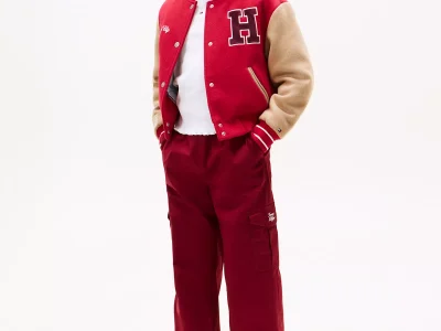 Kids' Wide Leg Stretch Twill Cargo Pant-Rouge