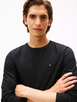 Long-Sleeve Everyday T-Shirt - Black #XM05372 - Image 3