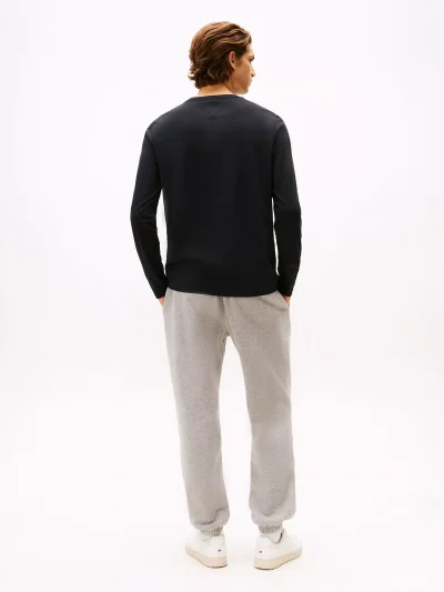Long-Sleeve Everyday T-Shirt - Black #XM05372 - Image 2