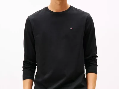 Long-Sleeve Everyday T-Shirt - Black #XM05372