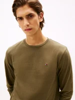 Long-Sleeve Everyday T-Shirt - Army Green #XM05372 - Image 3