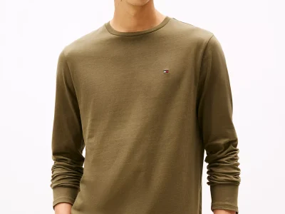 Long-Sleeve Everyday T-Shirt - Army Green #XM05372