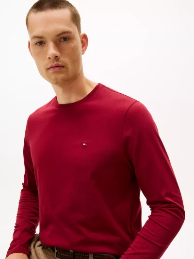 Long-Sleeve Everyday T-Shirt - Rouge #XM05372 - Image 3
