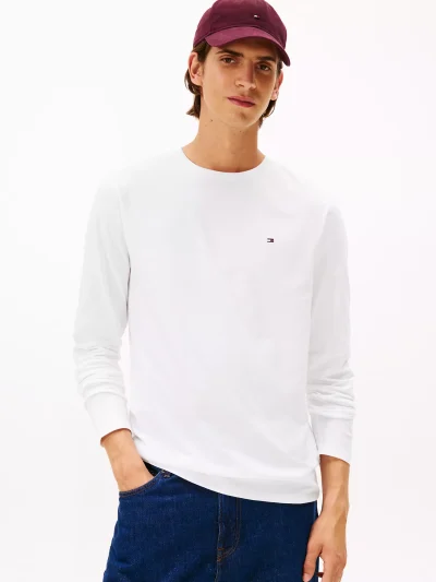 Long-Sleeve Everyday T-Shirt - Optic White #XM05372 - Image 1