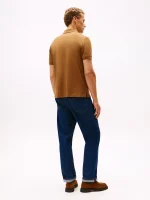 Regular Fit Hilfiger Logo Polo - Highland Khaki #XM05641-GWP - Image 2
