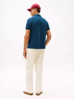 Regular Fit Rowing Crew Logo Polo - Deep Indigo #XM05644-C3J - Image 2