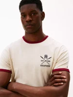 Rowing Crew Logo T-Shirt - Ivory Heather #XM05717 - Image 4