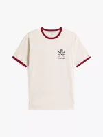 Rowing Crew Logo T-Shirt - Ivory Heather #XM05717 - Image 2