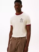 Rowing Crew Logo T-Shirt - Ivory Heather #XM05717
