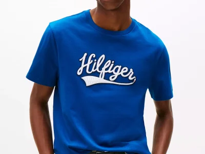 Hilfiger Varsity Logo T-Shirt - Deep Indigo #XM05720