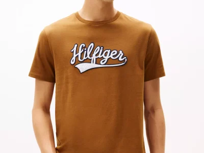 Hilfiger Varsity Logo T-Shirt - Highland Khaki #XM05720