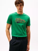 Hilfiger Varsity Logo T-Shirt - Nouveau Green #XM05720
