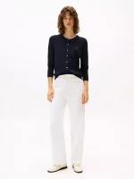 Lightweight Cardigan- Navy#XW04176-FAP - Image 2