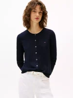 Lightweight Cardigan- Navy#XW04176-FAP