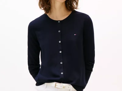 Lightweight Cardigan- Navy#XW04176-FAP