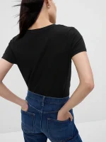 Gap Logo T-Shirt(Regular fit) - True Black - Image 2