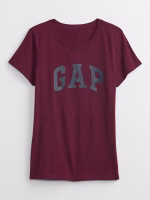 Gap Logo T-Shirt(Regular fit) - Deep Ruby Red - Image 2