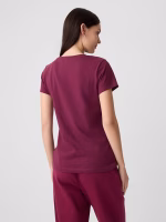 Gap Logo T-Shirt(Regular fit) - Deep Ruby Red - Image 3
