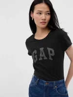 Gap Logo T-Shirt(Regular fit) - True Black