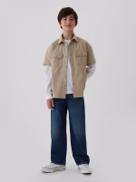 Kids Baggy Jeans - Medium Wash