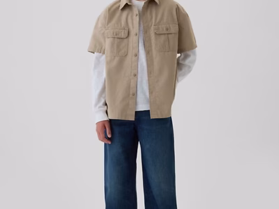 Kids Baggy Jeans - Medium Wash