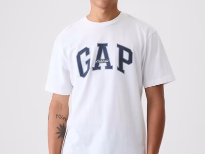 Gap Arch Logo T-Shirt (FIT REGULAR) - Optic White