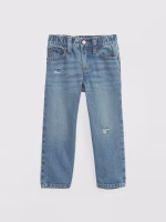babyGap Distressed Original Straight Jeans - Medium Wash - Image 4