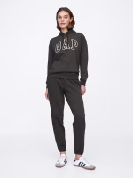 Relaxed Gap Logo Zip Hoodie-Charcoal Heather Gray - Image 4