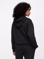 Relaxed Gap Logo Zip Hoodie-Black - Image 2