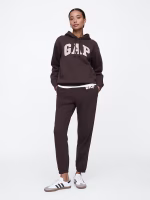 Relaxed Gap Logo Zip Hoodie-Turkish Coffee - Image 3